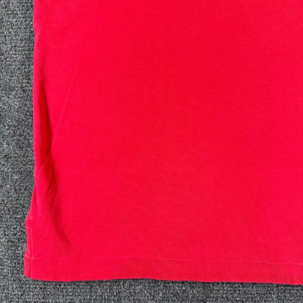 Polo Ralph Lauren Polo Shirt Mens L Large Red Classic Fit Short Sleeve Pony Logo